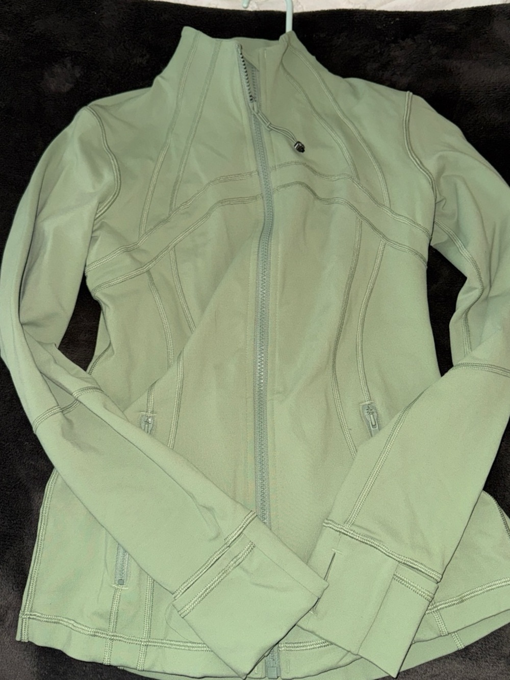 lululemon athletica Sage Green Full-Zip Bomber Jacket